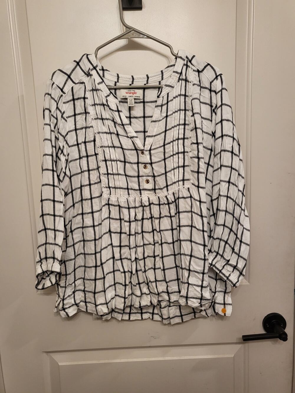 Wrangler XL Plaid Top